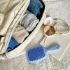 imageFHI Heat  UNbrush Detangling Brush Combo Pack  Original ampamp Mini UNbrush Hairbrush for All WetDry Hair Types  DuoFlex Anti Static Hair Brush Vented Detangler Brush for PainFree StylingPeriwinkle Light Blue