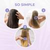 imageFHI Heat  UNbrush Detangling Brush Combo Pack  Original ampamp Mini UNbrush Hairbrush for All WetDry Hair Types  DuoFlex Anti Static Hair Brush Vented Detangler Brush for PainFree StylingLilac Light Purple