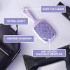 imageFHI Heat  UNbrush Detangling Brush Combo Pack  Original ampamp Mini UNbrush Hairbrush for All WetDry Hair Types  DuoFlex Anti Static Hair Brush Vented Detangler Brush for PainFree StylingLilac Light Purple