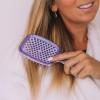 imageFHI Heat  UNbrush Detangling Brush Combo Pack  Original ampamp Mini UNbrush Hairbrush for All WetDry Hair Types  DuoFlex Anti Static Hair Brush Vented Detangler Brush for PainFree StylingAmethyst Lavender