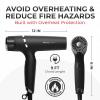 imageFHI Heat Innovator Pro Power Speed Professional Hair Dryer with Diffuser  Advanced Ionic Technology QuickDry Blow Dryer Cool Shot Button Quiet Operation Lightweight for All Hair Types