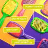 imageFHI Heat UNbrush Detangling Brush 3Pack Bundle  Hair Brush for All WetDry Hair Types  PainFree Detangler Brush wDuoFlex Anti Static Bristles  Lightweight Travel Hair Brush Neon Collection