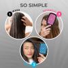 imageFHI Heat UNbrush Detangling Brush 3Pack Bundle  Hair Brush for All WetDry Hair Types  PainFree Detangler Brush wDuoFlex Anti Static Bristles  Lightweight Travel Hair Brush Original Black