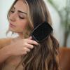 imageFHI Heat UNbrush Detangling Brush for PainFree Brushing on All Wet or Dry Hair Types  Durable DuoFlex AntiStatic Bristles Lightweight Handle Vented Hair BrushBlack