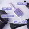 imageFHI Heat UNbrush Detangling Brush for PainFree Brushing on All Wet or Dry Hair Types  Durable DuoFlex AntiStatic Bristles Lightweight Handle Vented Hair BrushLilac Light Purple