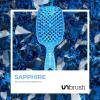 imageFHI Heat UNbrush Detangling Brush for PainFree Brushing on All Wet or Dry Hair Types  Durable DuoFlex AntiStatic Bristles Lightweight Handle Vented Hair BrushSapphire Blue