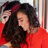 imageFHI Heat UNbrush Detangling Brush for PainFree Brushing on All Wet or Dry Hair Types  Durable DuoFlex AntiStatic Bristles Lightweight Handle Vented Hair BrushCanyon Red