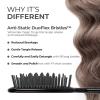 imageFHI Heat UNbrush Detangling Brush for PainFree Brushing on All Wet or Dry Hair Types  Durable DuoFlex AntiStatic Bristles Lightweight Handle Vented Hair BrushMoonlight Gray