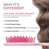 imageFHI Heat UNbrush Detangling Brush for PainFree Brushing on All Wet or Dry Hair Types  Durable DuoFlex AntiStatic Bristles Lightweight Handle Vented Hair BrushPeony Light Pink