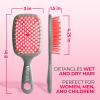 imageFHI Heat UNbrush Detangling Brush for PainFree Brushing on All Wet or Dry Hair Types  Durable DuoFlex AntiStatic Bristles Lightweight Handle Vented Hair BrushNordic Berry