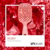 imageFHI Heat UNbrush Detangling Brush for PainFree Brushing on All Wet or Dry Hair Types  Durable DuoFlex AntiStatic Bristles Lightweight Handle Vented Hair BrushRuby Peach