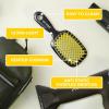imageFHI Heat UNbrush Detangling Brush for PainFree Brushing on All Wet or Dry Hair Types  Durable DuoFlex AntiStatic Bristles Lightweight Handle Vented Hair BrushSunburst