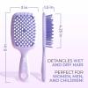 imageFHI Heat UNbrush Detangling Brush for PainFree Brushing on All Wet or Dry Hair Types  Durable DuoFlex AntiStatic Bristles Lightweight Handle Vented Hair BrushLilac Light Purple