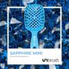 imageFHI Heat UNbrush Mini Detangler Brush for PainFree Brushing on All Wet or Dry Hair Types  Durable Duoflex AntiStatic Bristles Lightweight Handle Vented Mini Hair BrushSapphire Blue