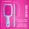 imageUNbrush Barbie Detangling Brush Duo  Style Icon  YellowBlue