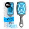 imageFHI Heat UNbrush Detangling Brush for PainFree Brushing on All Wet or Dry Hair Types  Durable DuoFlex AntiStatic Bristles Lightweight Handle Vented Hair BrushLight BlueGrey