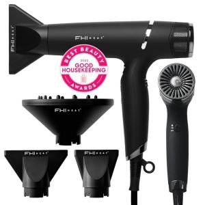 imageFHI Heat Innovator Pro Power Speed Professional Hair Dryer with Diffuser  Advanced Ionic Technology QuickDry Blow Dryer Cool Shot Button Quiet Operation Lightweight for All Hair Types