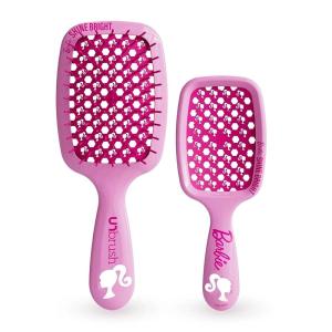 imageUNbrush Barbie Detangling Brush Duo  Style Icon  YellowPink