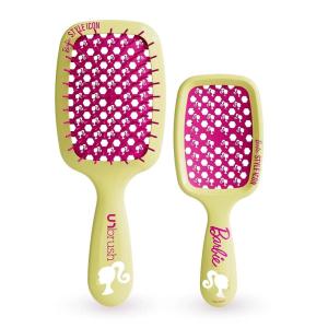 imageUNbrush Barbie Detangling Brush Duo  Style Icon  YellowYellow