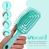 imageFHI Heat UNbrush Flex Detangling Brush  UltraFlexible PainFree Hair Brush Detangler with DuoFlex AntiStatic Bristles for Removing Tangles Massaging Scalp amp Faster Styling  PinkTeal