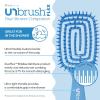 imageFHI Heat UNbrush Flex Detangling Brush  UltraFlexible PainFree Hair Brush Detangler with DuoFlex AntiStatic Bristles for Removing Tangles Massaging Scalp amp Faster Styling  PinkBlue