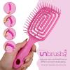 imageFHI Heat UNbrush Flex Detangling Brush  UltraFlexible PainFree Hair Brush Detangler with DuoFlex AntiStatic Bristles for Removing Tangles Massaging Scalp amp Faster Styling  PinkPink