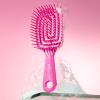 imageFHI Heat UNbrush Flex Detangling Brush  UltraFlexible PainFree Hair Brush Detangler with DuoFlex AntiStatic Bristles for Removing Tangles Massaging Scalp amp Faster Styling  PinkPink