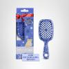 imageUNbrush Mini Holiday Hair Brush for PainFree Brushing On All WetDry Hair TypesFrosty Blue  Snowflakes