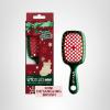 imageUNbrush Mini Holiday Hair Brush for PainFree Brushing On All WetDry Hair TypesHolly Green