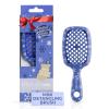 imageUNbrush Mini Holiday Hair Brush for PainFree Brushing On All WetDry Hair TypesFrosty Blue  Snowflakes